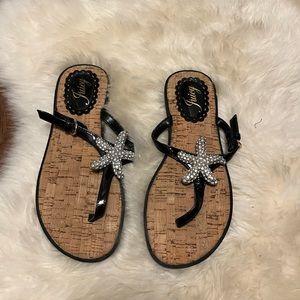 Juicy size 6 starfish sandal